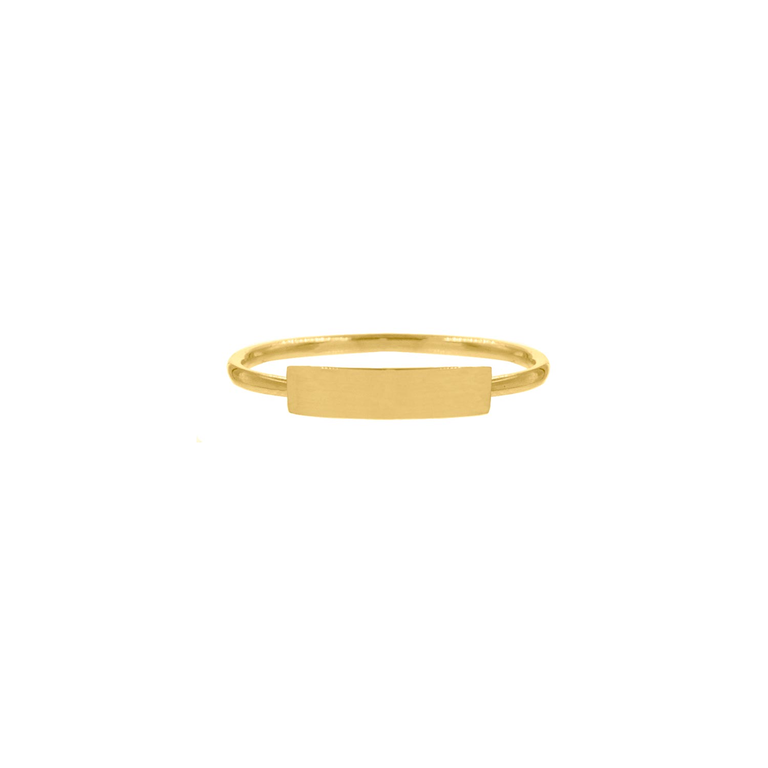 Ring bar gold plated