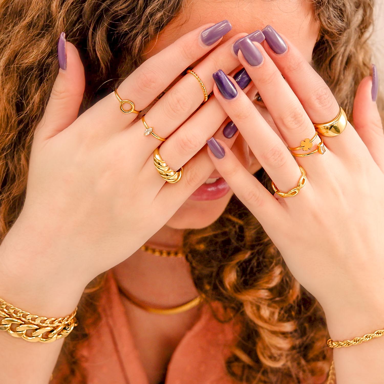 Trendy set met ringen voor een mooie look om te kopen