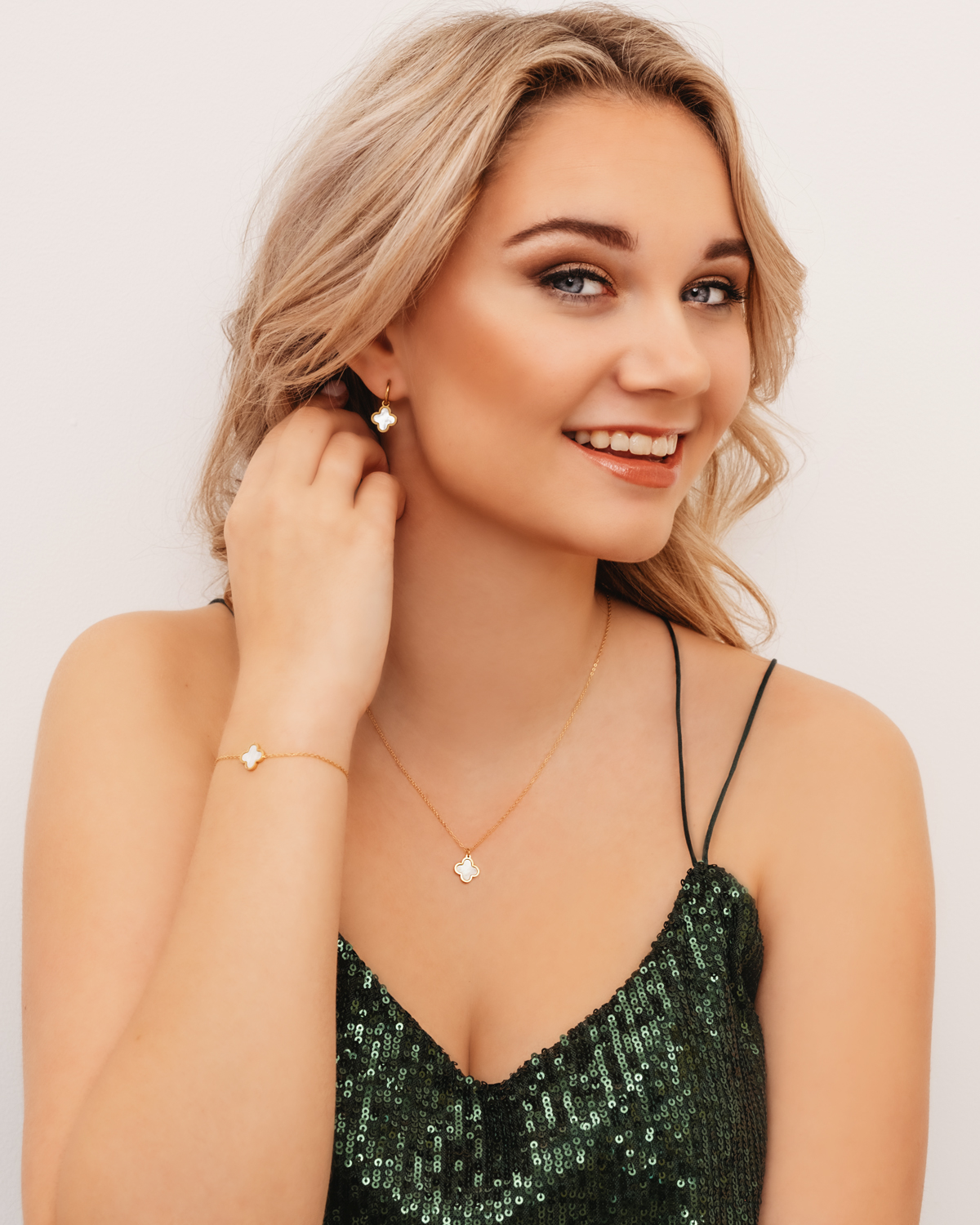 Luxury Clover ketting kleur goud