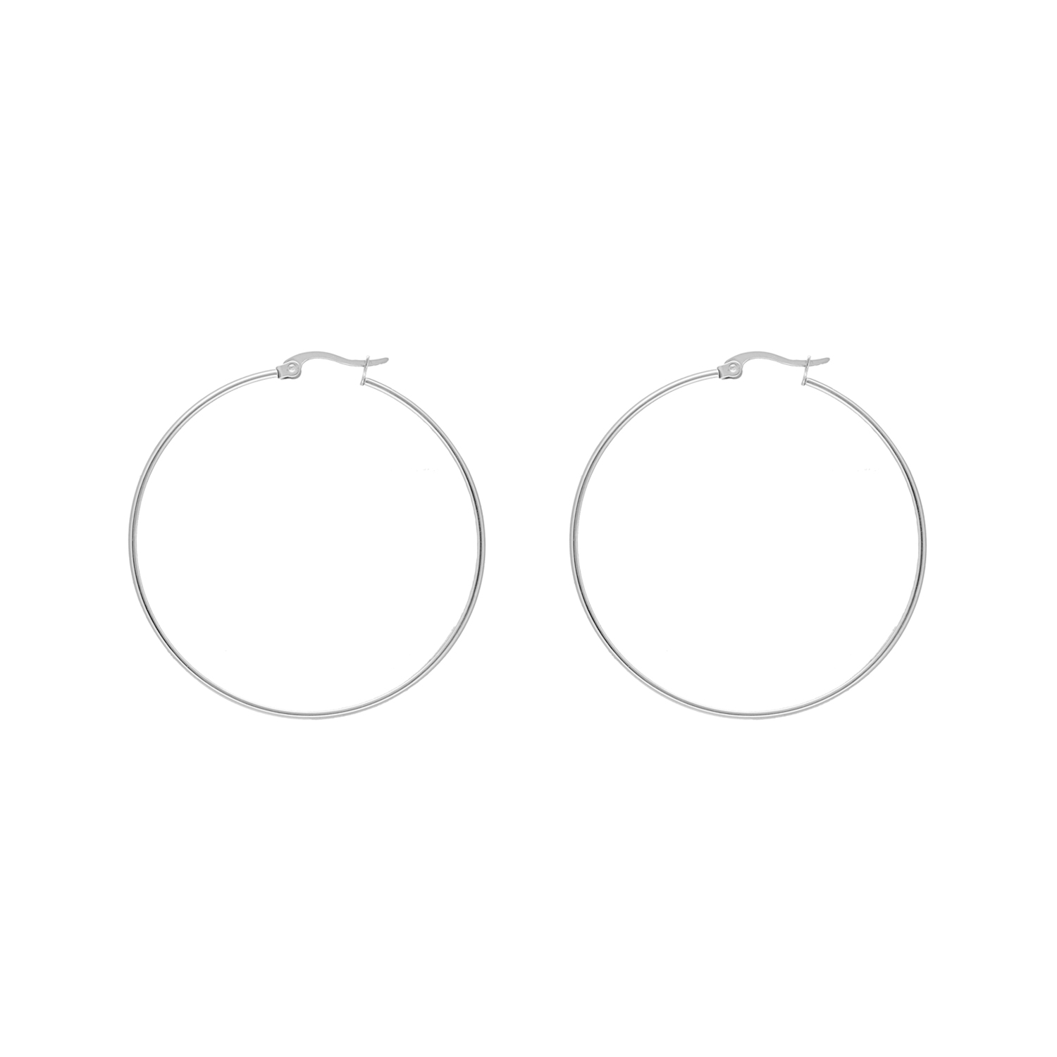 Big hoop earrings