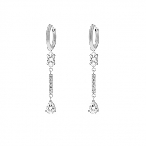 Exclusive crystal drops earrings