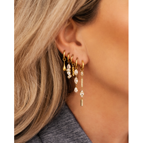 Exclusive glam earrings goldplated