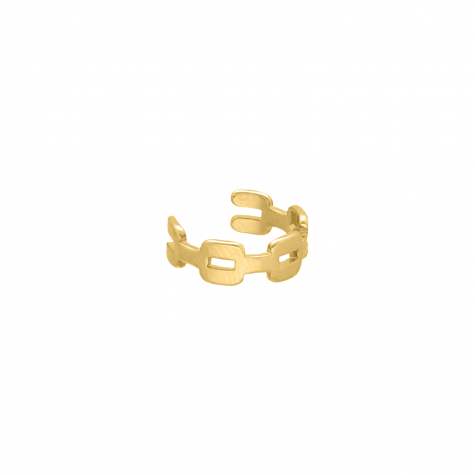 Ear cuff chains goudkleurig