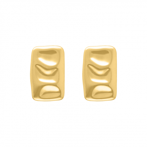 Musthave rectangle earrings goldplated