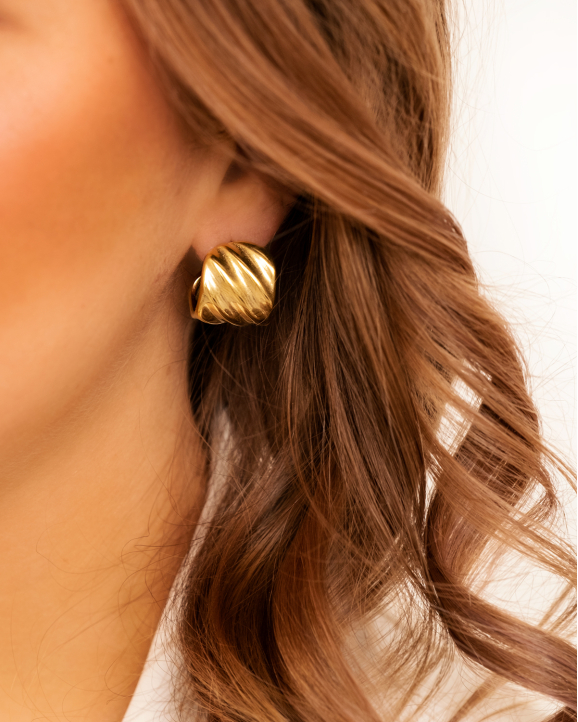 Gouden bold earrings kopen