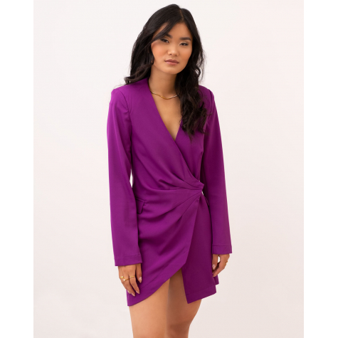 Blazer dress purple 