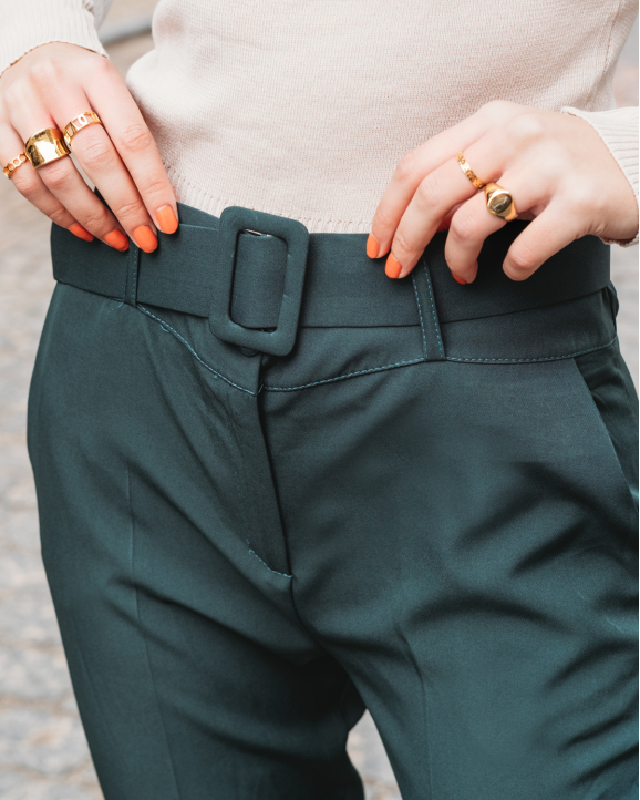 Perfect pantalon groen