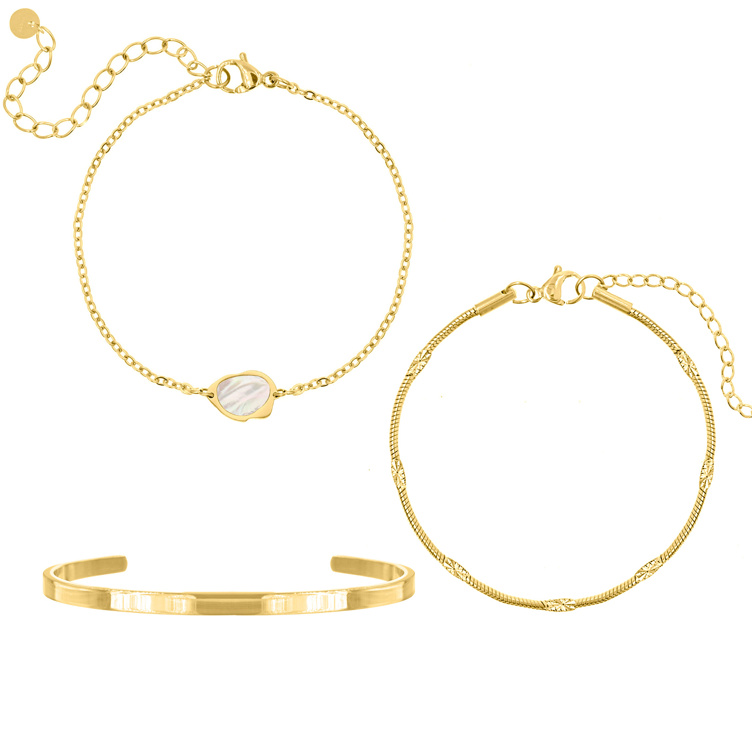 Armparty Minimalistisch Goud Kleurig