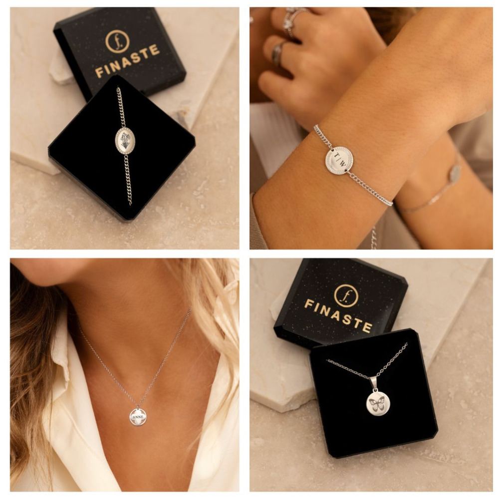 mix van graveerbare horloges van finaste zilveren sieraden van Finaste