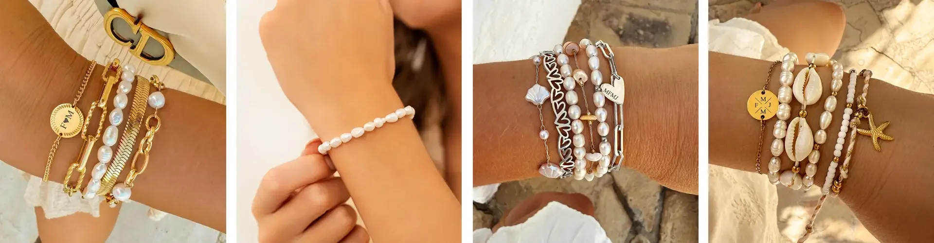 Parel armbanden