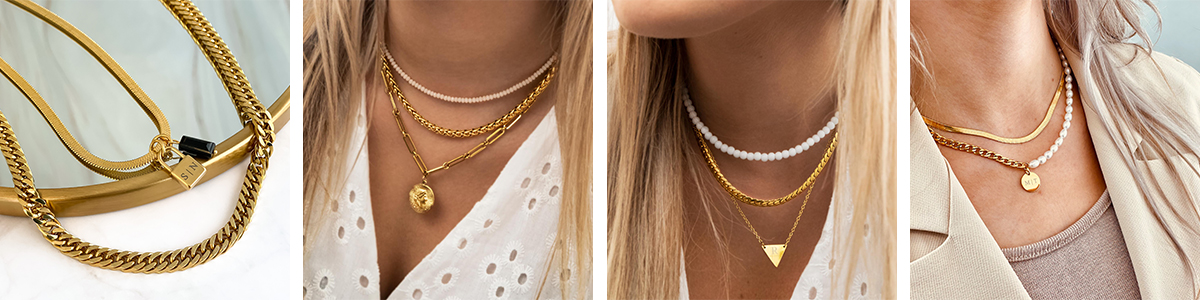 Choker kettingen Choker kettingen