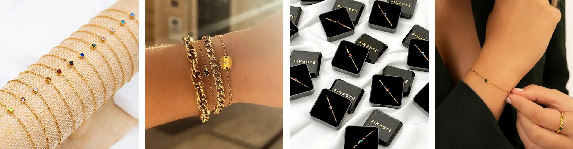 Birthstone armbanden