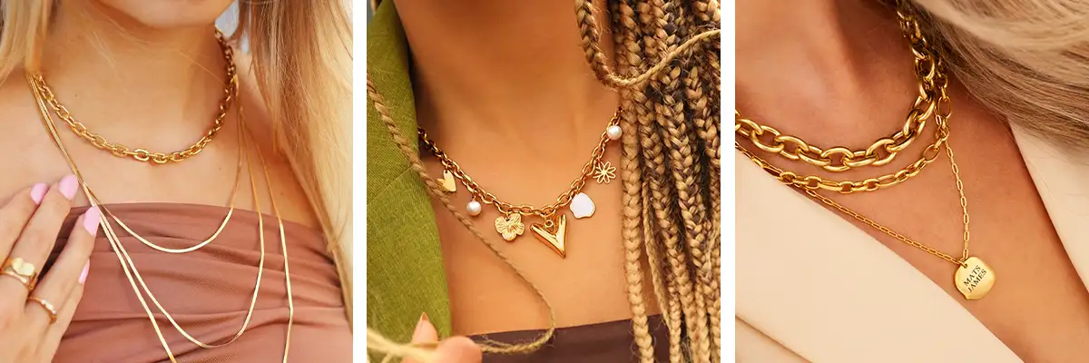 Zilveren schakelketting