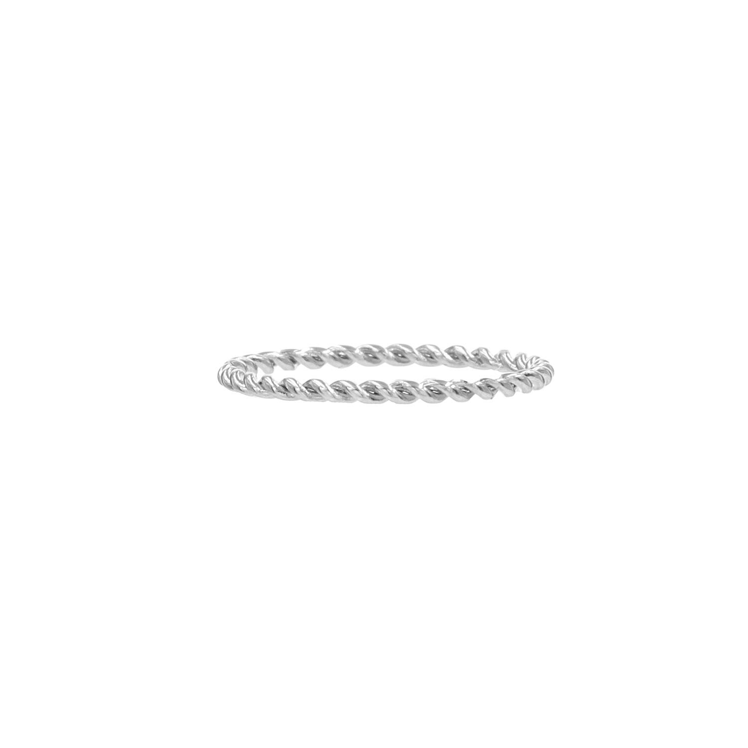 Damesring zilver met goud | Juwelier Helmond