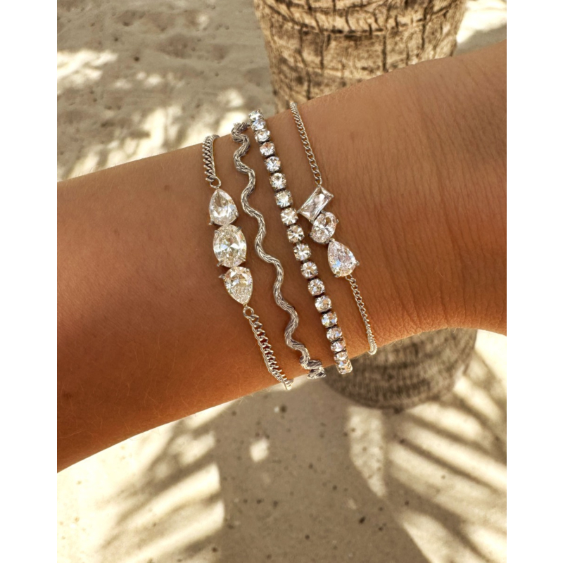 Armband triple crystals