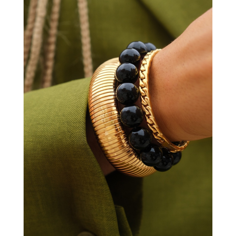 Kralen armband zwart