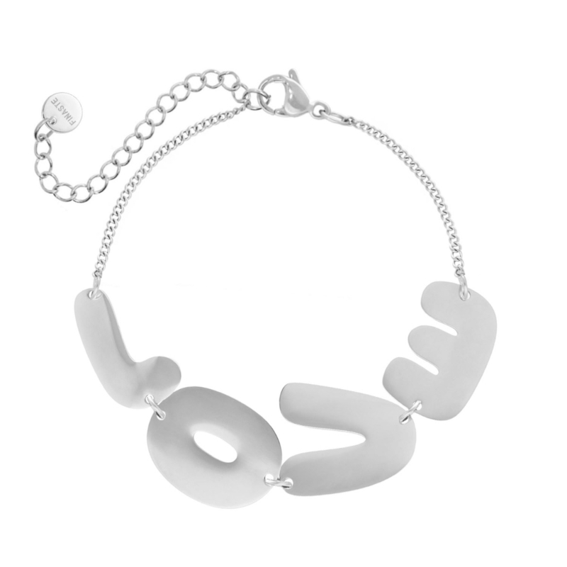 Love armband zilver 