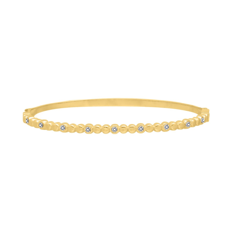 Steentjes bangle goudkleurig