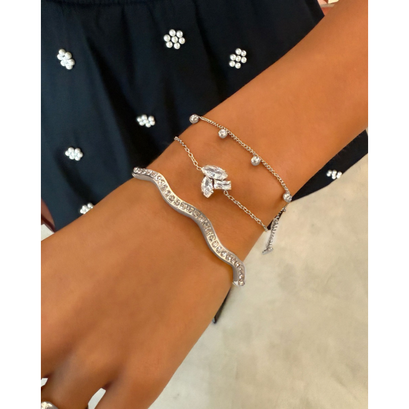 Armband met steentjes