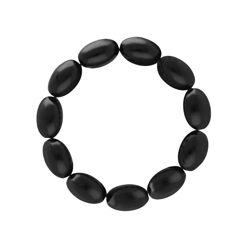 Kralenarmband zwart