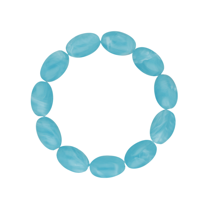 Kralenarmband blauw