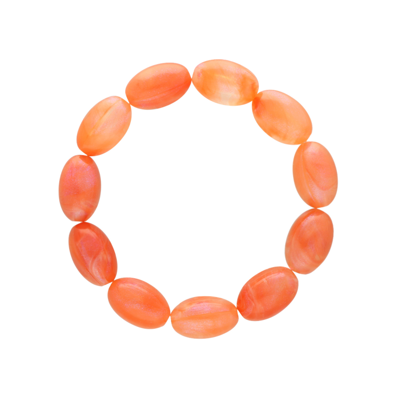Kralenarmband oranje