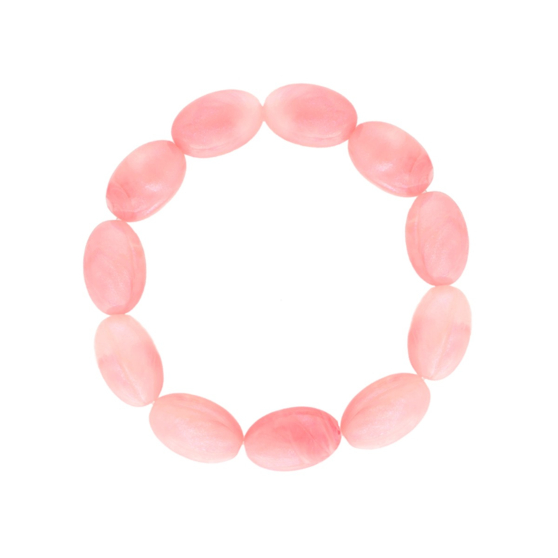 Kralenarmband roze