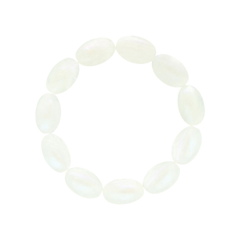 Kralenarmband wit