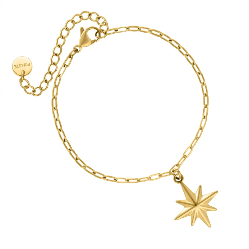 Armband met ster goudkleurig