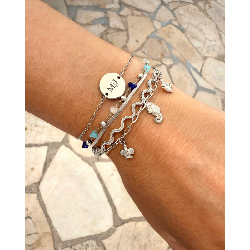 Bedelarmband zee bedels