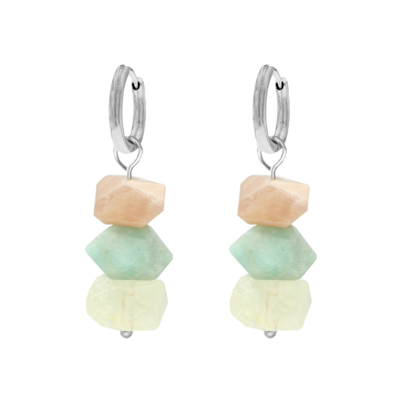 Oorringetjes met gemstones