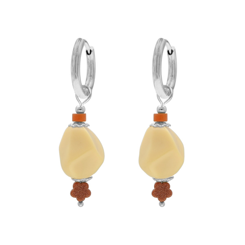 Oorbellen trendy kralen