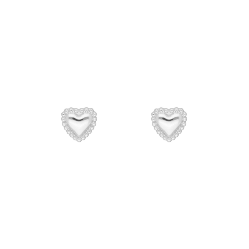Stud oorbellen vintage hartje