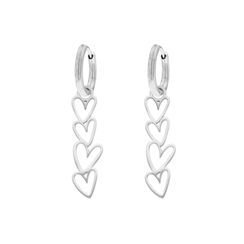 Oorbellen love hearts