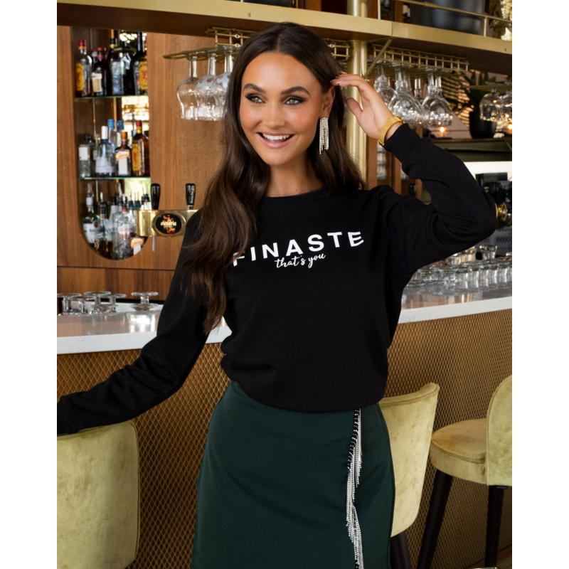 FINASTE brand sweater zwart