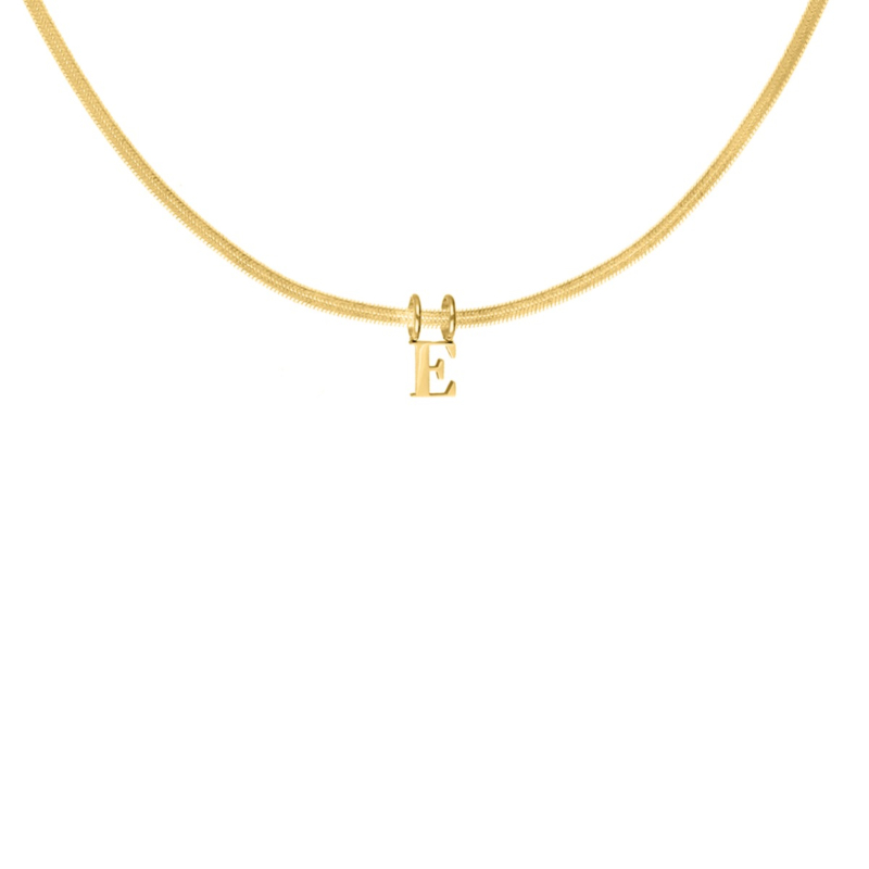 Letter ketting musthave goud