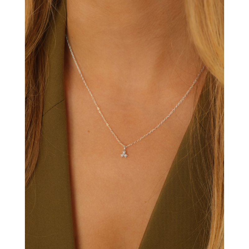 Ketting triple pearl