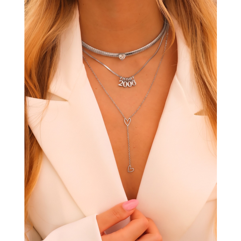 Snake ketting hartje