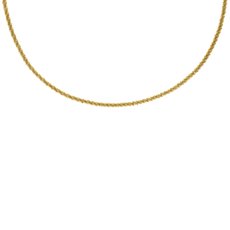 Ketting gedraaide chain goudkleurig