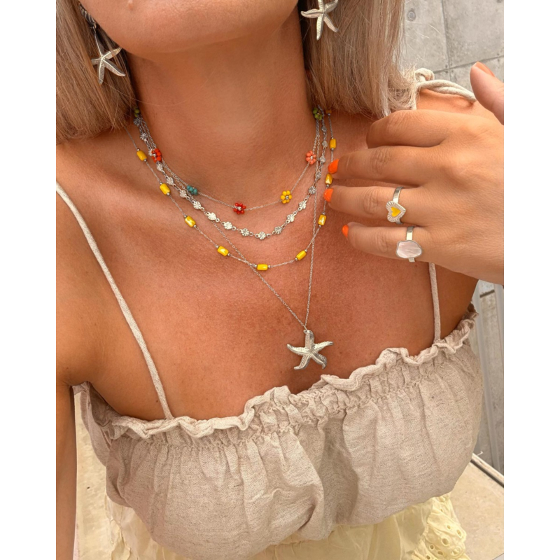 Vintage hartjes ketting
