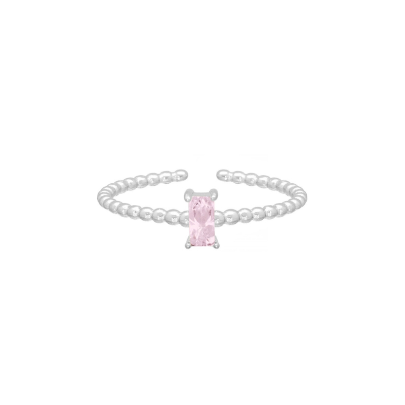 Influencer ring glam roze
