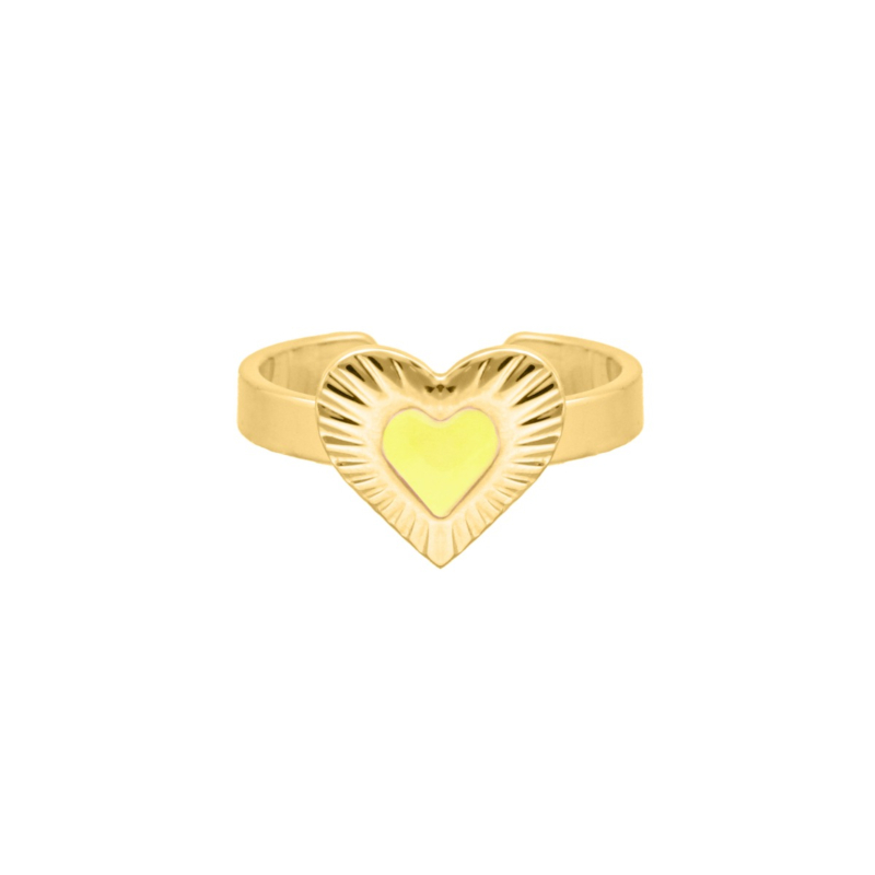 Ring butteryellow goud