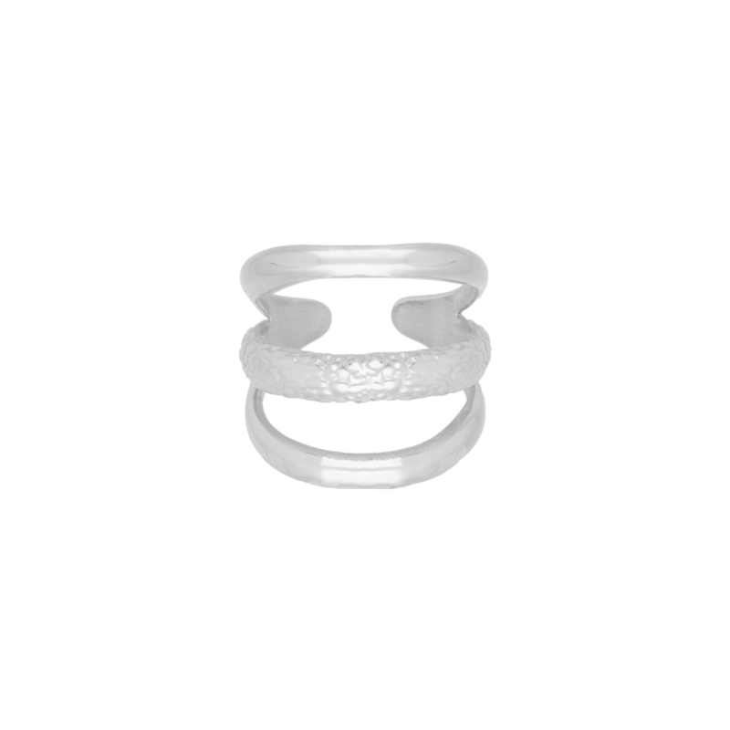 Ring triple zilver