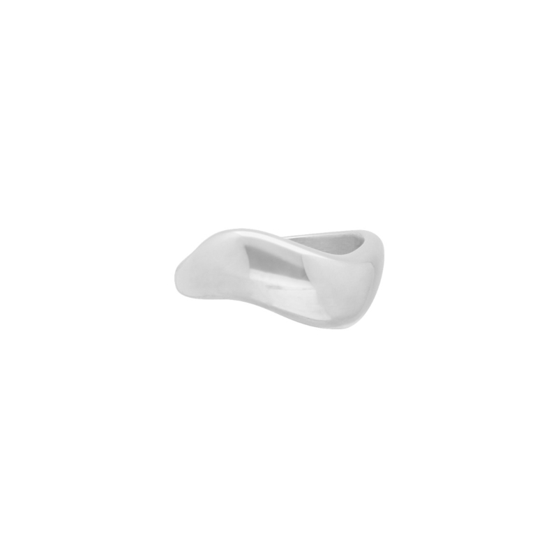 Ring iconic wave goudkleurig