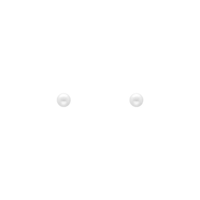 Oorknopjes mini pearl goudkleurig