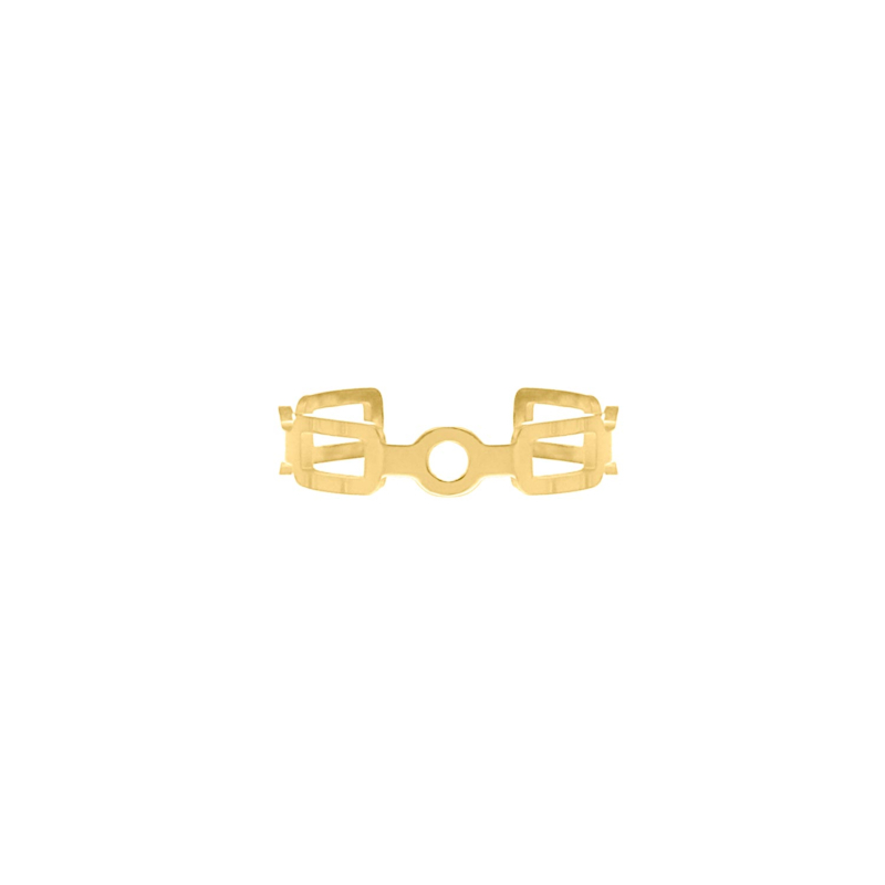 Ring verstelbaar chain kleur goud