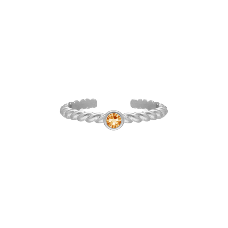 Geboortesteen ring