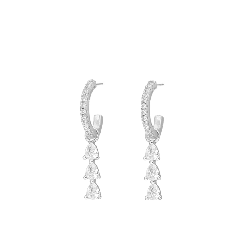 Exclusive crystal drop earrings