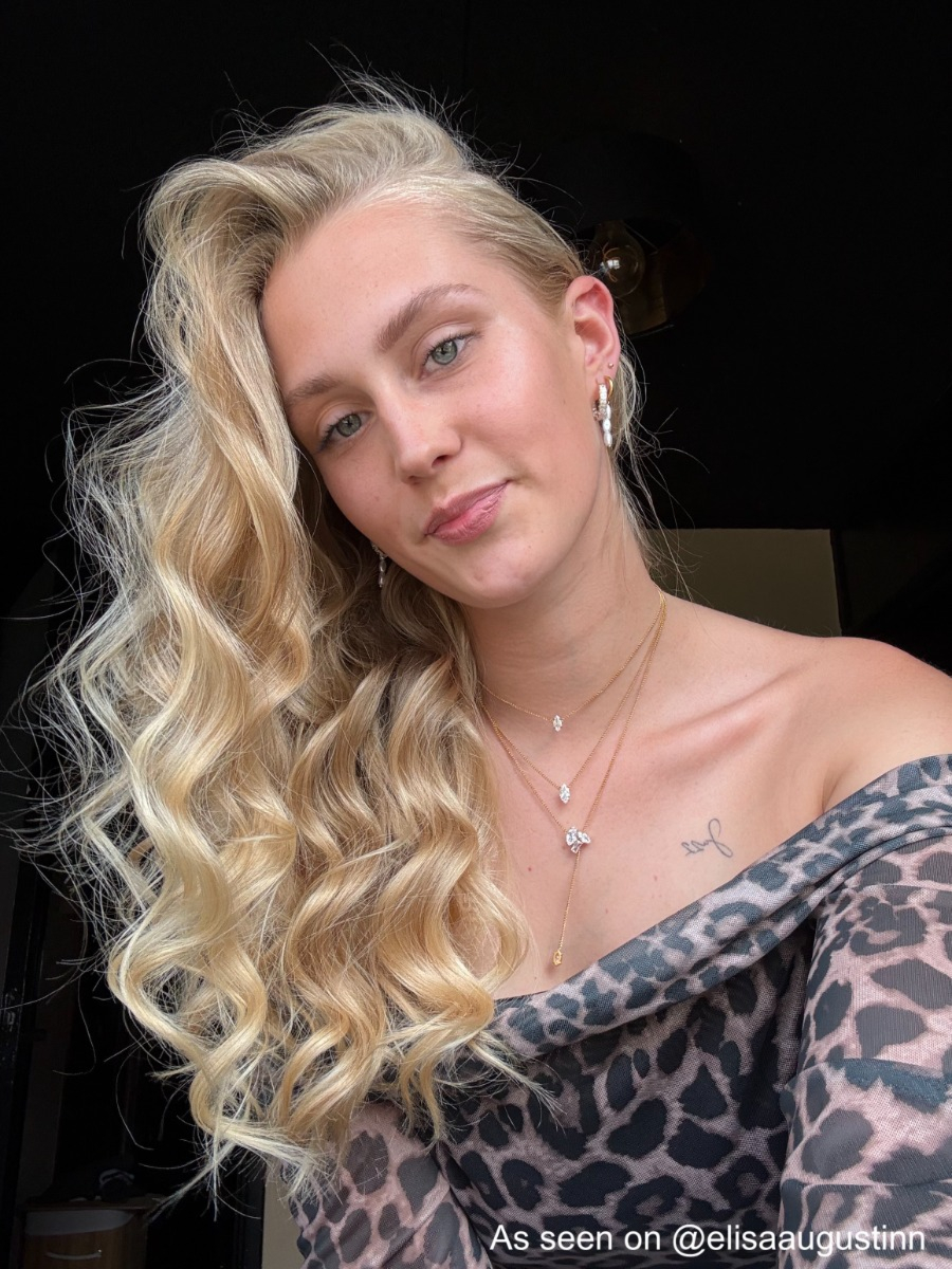 Influencer draagt Finaste ketting
