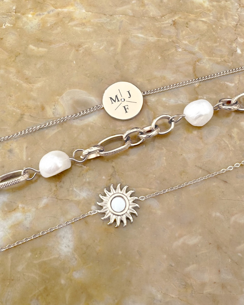 Zilveren armbanden mix